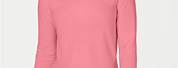 Ladies Long Sleeve Pink T-Shirt