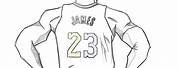 LeBron James 6 Lakers Coloring Pages