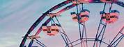 Light-Pink Aesthetic Ferris Wheel