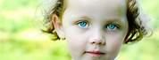 Little Girl Face Blue Eyes