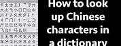 Look Up Chinese Dictionary