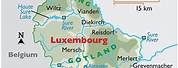 Luxembourg Map with Cities