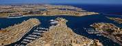 Malta Grand Harbour Aerial View