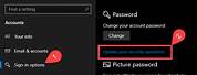 Manage Security Settings Microsoft Account