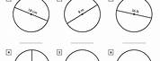 Math Work Worksheet Area of Circle
