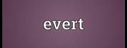 Medical Meaning of Evert