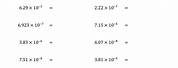 Metric Conversion Chart Scientific Notation Worksheet