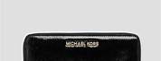 Michael Kors Black Patent Leather Wallet