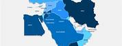 Middle East PowerPoint Map Outline