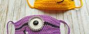 Minion Crochet Eye Mask