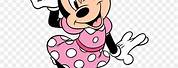 Minnie Mouse Pink Dress Clip Art