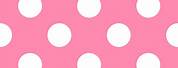 Minnie Mouse Pink Polka Dot Background