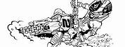 Motocross Coloring Pages Printable