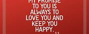 My Promise to Love You