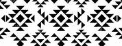 Native American Print Black and White