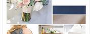 Navy and Champagne Wedding Color Palette