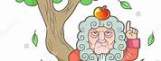 Newton Apple Tree Cartoon