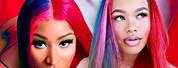 Nicki Minaj Rainbow Hair in Trollz