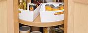 Organizing Ideas for Food Lazy Susan Cabinet