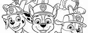 PAW Patrol Color Pages