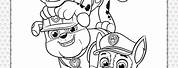 PAW Patrol Coloring Pages for Kids