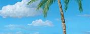 Palm Tree Beach Painting
