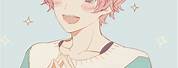 Pastel Anime Boy with Flowera