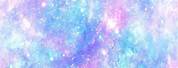 Pastel Galaxy with White Stars
