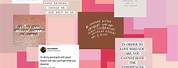 Pink Aesthetic Quotes Laptop Wallpaper