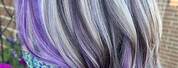 Pink Purple Silver Hair