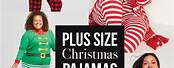 Plus Size Christmas Pajamas Buffalo Plaid