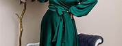 Plus Size Flowy Dress Light Emerald