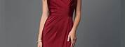 Pretty Red Dress Model