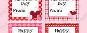 Printable Create Your Own Valentine Gift Tags
