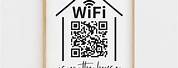 Printable Wi-Fi Password Sign with QR Code