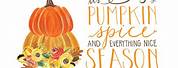 Pumpkin Spice Fall Wallpaper