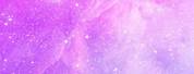 Purple Galaxy Background with Quotes
