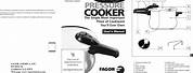 Rapida Pressure Cooker Manual