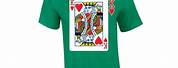 Red Gold Green Playing Card T-Shirt