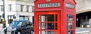 Red Telephone Booth Poster Mockup
