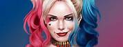 Red White and Blue Harley Quinn