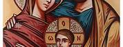 Religious Art Holy Family Icon