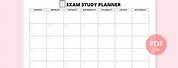 Revision Exam Study Planner