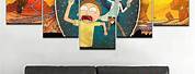 Rick and Morty Poster On Canvas