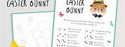 Roll an Easter Bunny Dice Game
