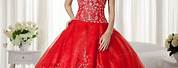 Scarlet Red Color Dress