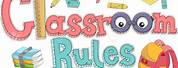 School Clip Art Classroom Rules