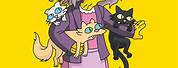 Simpsons Characters Crazy Cat Lady