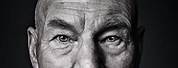 Sir Patrick Stewart Black and White Picture