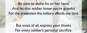 Soldier Poem for Preschool